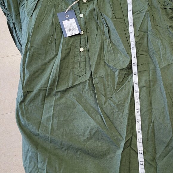 Universal Threads Lightweigh Long Sleeve Blouse, Green, Size XXL - Picture 10 of 11